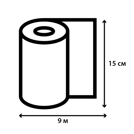 Лента бордюрная декоративная «Гофра» высота 15 см цвет коричневый