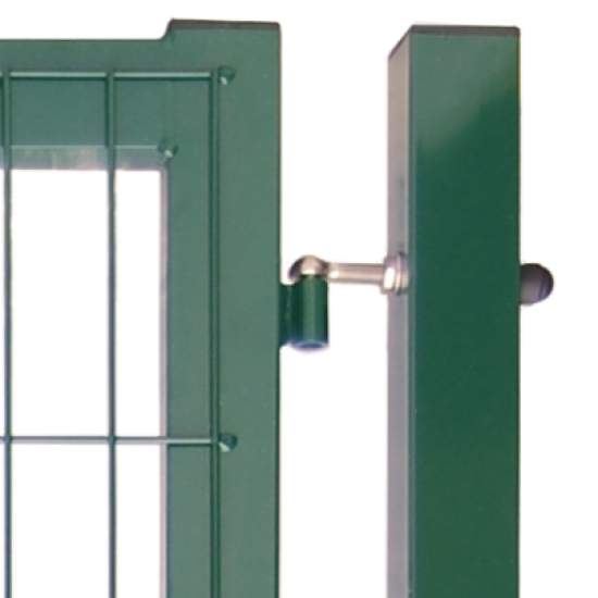 Калитка 3D Medium 100x173 см правая универсальная RAL 6005 зеленый