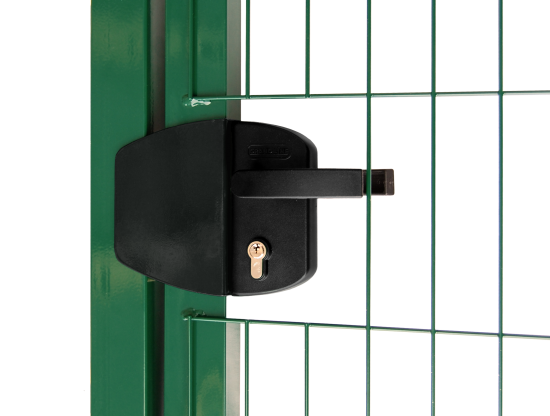 Калитка 3D Medium 100x173 см правая универсальная RAL 6005 зеленый