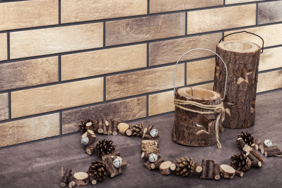 Плитка клинкерная Cerrad Loft brick бежевый 0.6 м²