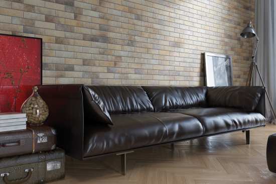 Плитка клинкерная Cerrad Loft brick бежевый 0.6 м²