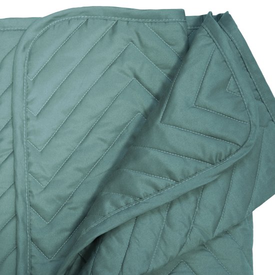 Покрывало Nicolosi 240x200 см микрофибра цвет бирюзовый