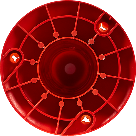 Парковочный столбик 20x75 см, красный