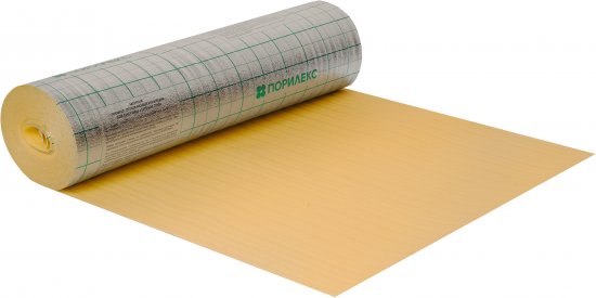 Подложка для тёплого пола ГП.09.012 3 мм 30 кв.метров полиэтилен