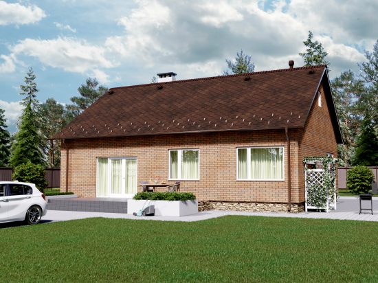 Труба водосточная Dacha 80 мм 3 м коричневый