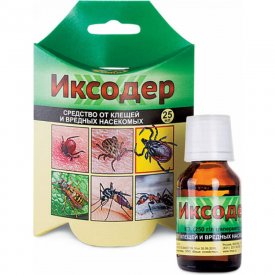 Препарат для обработки территории от клещей Иксодер Ваше Хозяйство