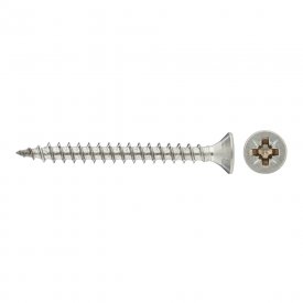 Саморезы универсальные 40x4,0 мм нержавеющая сталь (8 шт.)