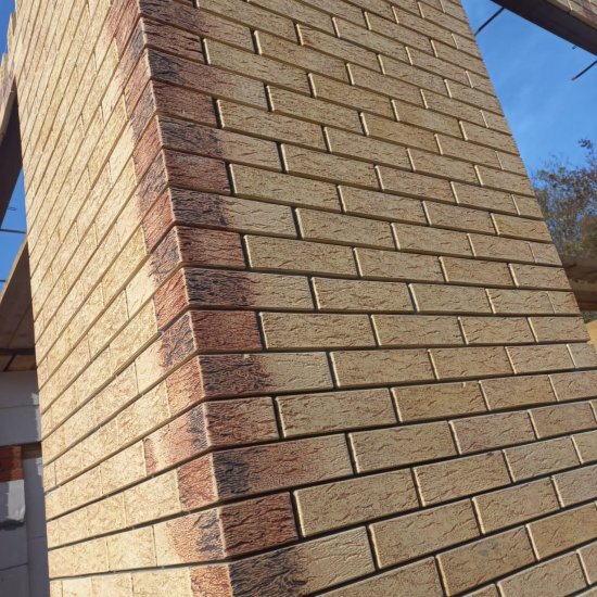 Кирпич облицовочный Строма М 175 дизайн Каркано 250x120x65 мм 1 НФ