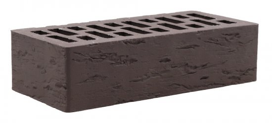 Кирпич облицовочный Тербунский Гончар М 200 графит старый город 250x120x65 мм 1 НФ