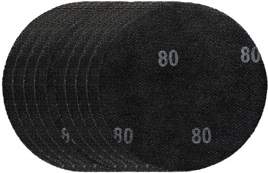 Круг сетчатый шлифовальный Elitech P80 225 мм, 10 шт.