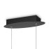 Светильник светодиодный подвесной Maytoni Curve 4000К 42 Вт 25 кв.м черный IP20 (MOD156PL-L52B4K)