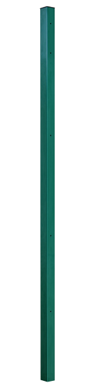 Столб для забора Grand Line 62x55x2500 зеленый 5 отверстий