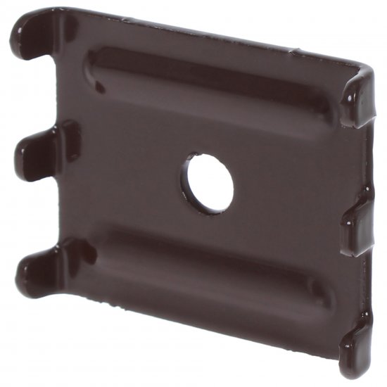 Скоба для забора Grand Line 50 мм сталь RAL 8017 коричневый