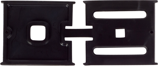 Скоба для забора Grand Line 85 мм сталь RAL 8017 коричневый