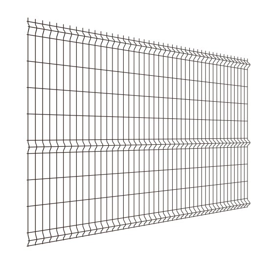 3D панель для забора Grand Line Light 2.5x1.73 м оцинкованный RAL 8017