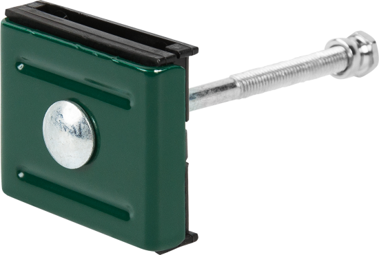 Скоба для забора Grand Line 85 мм сталь RAL 6005 зеленый