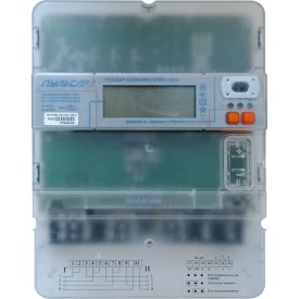 Трехфазный счетчик электрической энергии Пульсар 3/3Т-1/2К-10/100-1-2