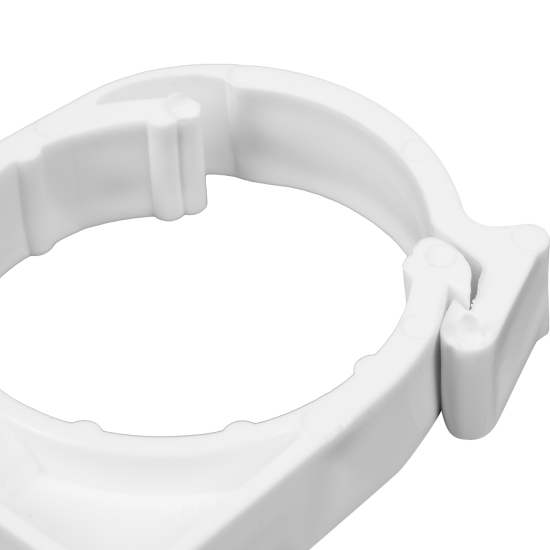 Крепеж РВК ø50 мм полипропилен для трубы с фиксатором