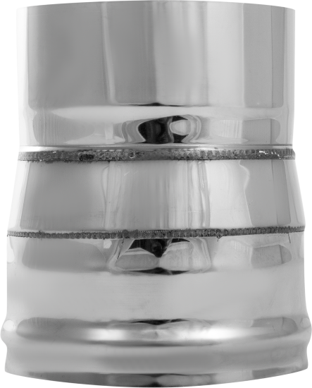 Переход ø 140-150 мм 15x15x150 см