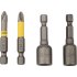 Набор бит и торцевых головок KRANZ KR-92-0461