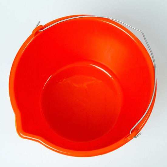 Ведро строительное полипропиленовое Павловская Заря ударопрочное и морозостойкое с носиком 20 л