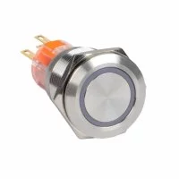 Кнопка плоская EKF PROxima S-Pro67 24 В IP67 без фиксации с красной подсветкой (s-pro67-112)
