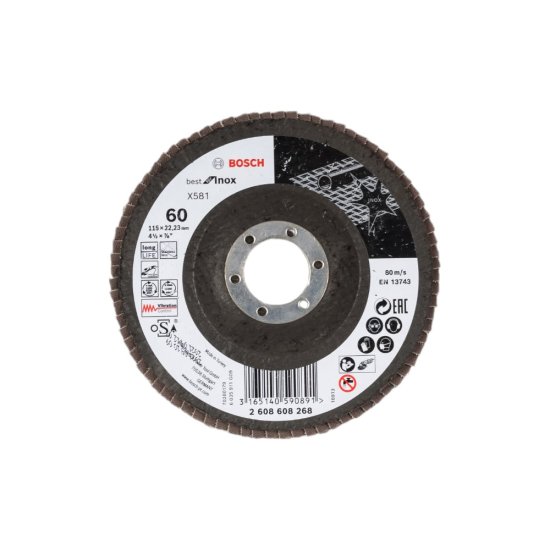 Лепестковый круг для УШМ Bosch Best for Inox