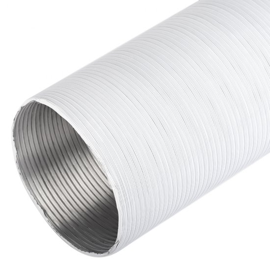 Воздуховод гибкий гофрированный Era VA white с ПВХ покрытием алюминиевый d150 мм 3 м