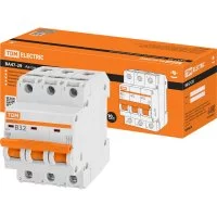 Автомат TDM ELECTRIC ВА47-29 3Р, 32 А, 4,5 кА, В