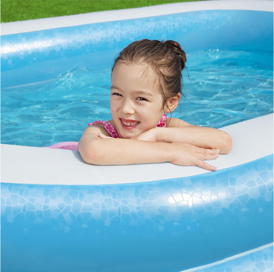 Бассейн надувной прямоугольный детский Bestway 54006 BW 262x175x51 см 778 л