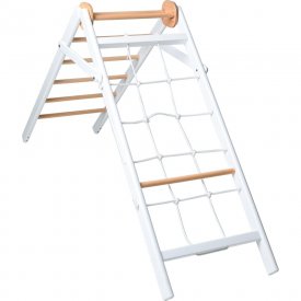 ДСК Perfetto sport Piccolo angolo in legno bianco-naturale Мини