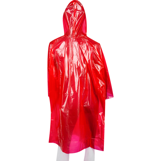Плащ-дождевик ГП5-3-К цвет красный размер универсальный