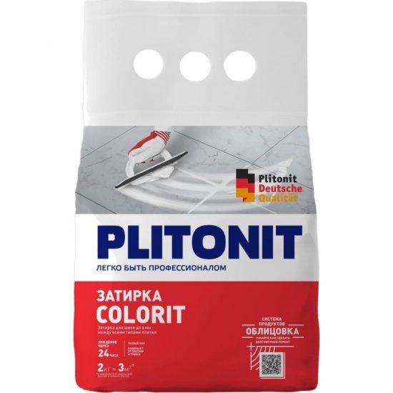 Затирка между всеми типами плитки PLITONIT Colorit