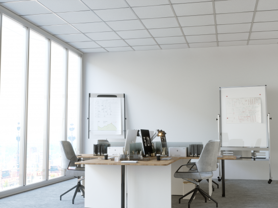 Плита потолочная Knauf Armstrong Байкал 90RH Board 600x600x12 мм (в коробке 20 шт. 7.2 м2)