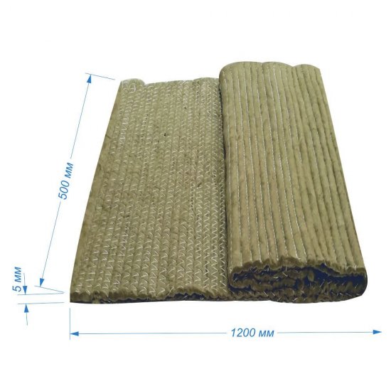 Лист базальтовый ОБМ 5х500х1200 мм 1,2 кв.м