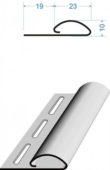 Финиш планка сайдинга Dacha 3 м дуб