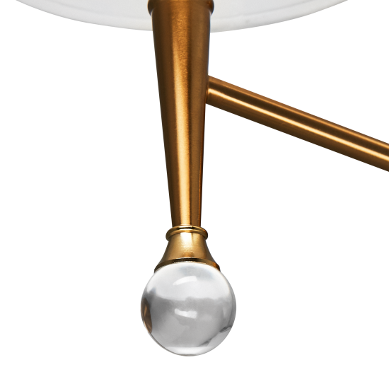 Светильник настенный Freya FR5190WL-01BS1 цвет латунь/белый матовый