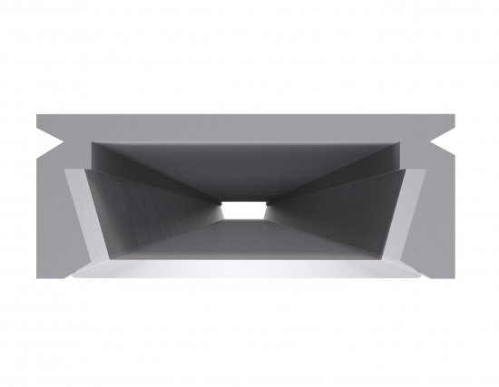 Профиль Inspire для светодиодной ленты 1 м прямой