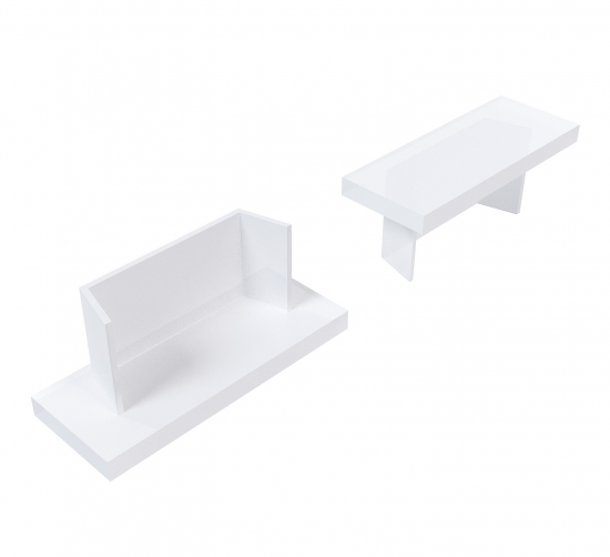 Профиль Inspire для светодиодной ленты 1 м прямой