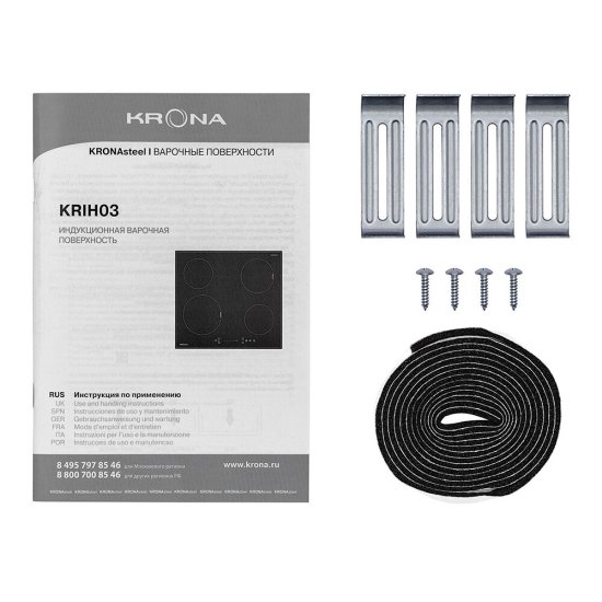 Варочная панель индукционная Krona Forte 60 4 конфорки черная