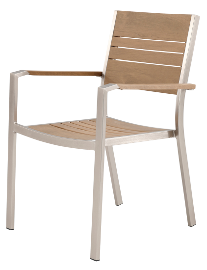 Стул садовый Naterial Menorca 57x55 см алюминий