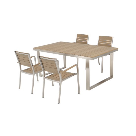 Стул садовый Naterial Menorca 57x55 см алюминий