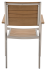 Стул садовый Naterial Menorca 57x55 см алюминий
