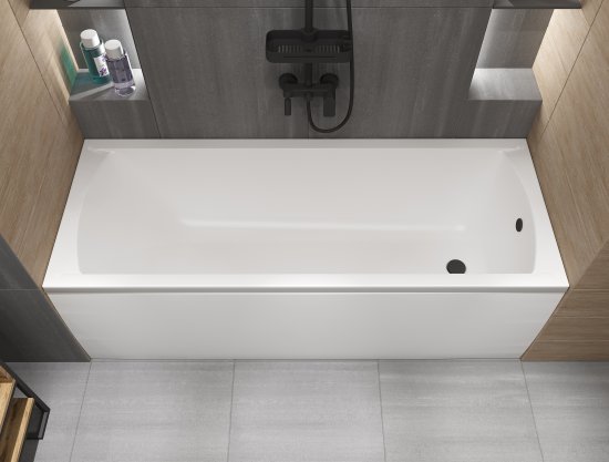 Ванна 100Acryl Ницца акриловая 180x70 см каркас в комплекте