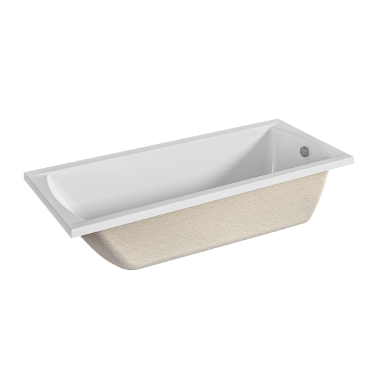 Ванна 100Acryl Ницца акриловая 180x70 см каркас в комплекте