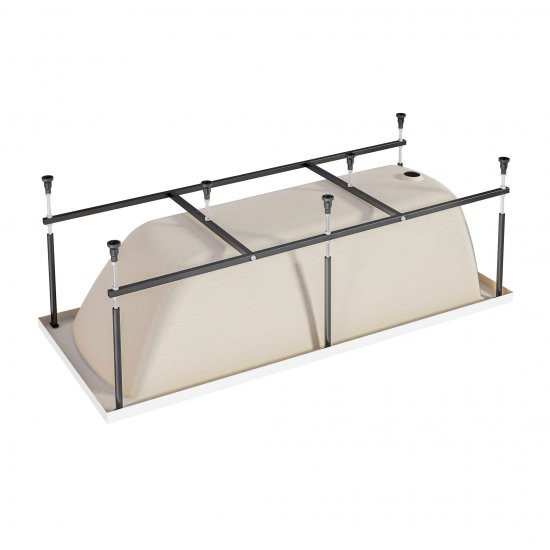 Ванна 100Acryl Ницца акриловая 180x70 см каркас в комплекте