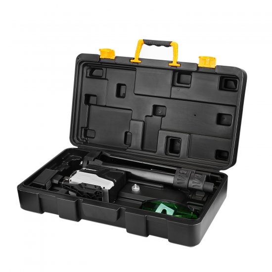 Уровень лазерный Deko LL12-HVR зеленый луч, штатив, 20 м