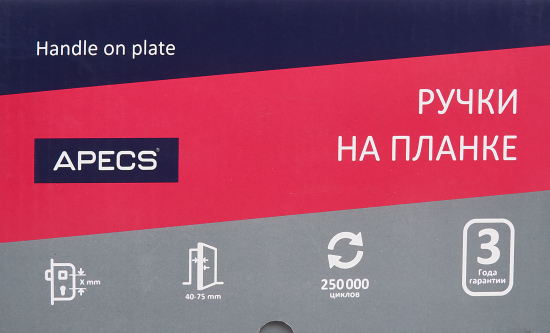 Ручка дверная Apecs HP-77.0323-S-G (Гардиан 1011)