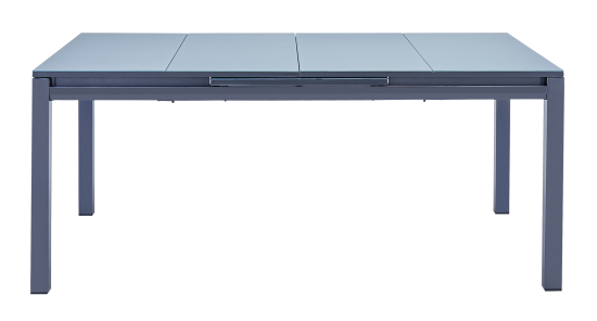 Садовый стол раздвижной Naterial Odyssea II 180/240x100x76 см алюминий/стекло антрацит