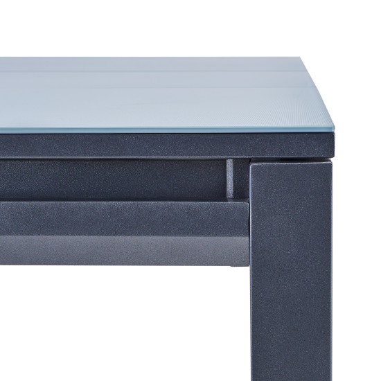 Садовый стол раздвижной Naterial Odyssea II 180/240x100x76 см алюминий/стекло антрацит